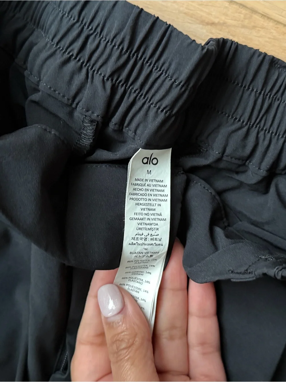 ALO (Authentic) Yoga women Black Wide-Leg trousers